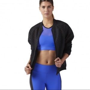 Reebok Mesh Bomber Jacket